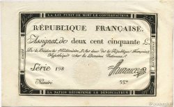 250 Livres FRANKREICH  1793 Laf.170 fST