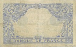 5 Francs BLEU FRANCIA  1915 F.02.30 q.BB