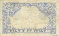 5 Francs BLEU FRANCIA  1915 F.02.34 BB