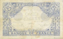 5 Francs BLEU FRANCIA  1916 F.02.42 BB