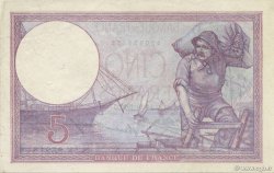 5 Francs FEMME CASQUÉE FRANKREICH  1926 F.03.10 VZ+