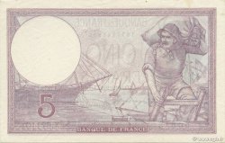 5 Francs FEMME CASQUÉE modifié FRANCIA  1940 F.04.16 SPL