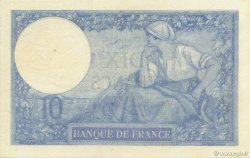 10 Francs MINERVE FRANKREICH  1918 F.06.03 VZ