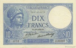10 Francs MINERVE FRANCIA  1932 F.06.16 SPL+