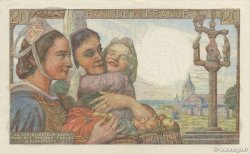 20 Francs PÊCHEUR FRANCIA  1944 F.13.08 SC+
