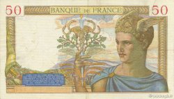 50 Francs CÉRÈS FRANCIA  1935 F.17.06 MBC a EBC