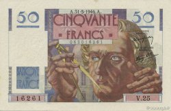 50 Francs LE VERRIER FRANCIA  1946 F.20.05 FDC