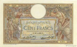 100 Francs LUC OLIVIER MERSON grands cartouches FRANKREICH  1929 F.24.08 VZ+