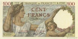 100 Francs SULLY FRANKREICH  1941 F.26.44 fST+