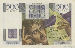 500 Francs CHATEAUBRIAND FRANKREICH  1945 F.34.02 VZ+
