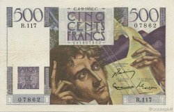 500 Francs CHATEAUBRIAND FRANCIA  1952 F.34.10 EBC