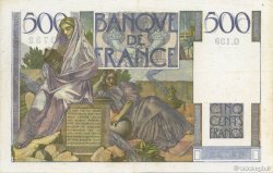 500 Francs CHATEAUBRIAND FRANKREICH  1953 F.34.12 fVZ