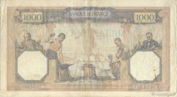 1000 Francs CÉRÈS ET MERCURE FRANCIA  1930 F.37.04 BC+