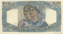 1000 Francs MINERVE ET HERCULE FRANCE  1945 F.41.05 VF+