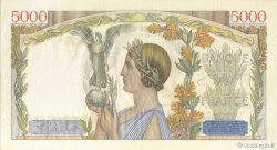 5000 Francs VICTOIRE Impression à plat FRANKREICH  1942 F.46.36 VZ