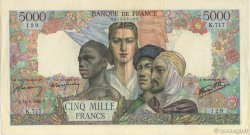 5000 Francs EMPIRE FRANÇAIS FRANCIA  1945 F.47.30 EBC+