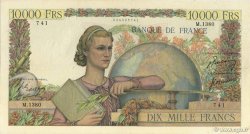 10000 Francs GÉNIE FRANÇAIS FRANCIA  1951 F.50.49 BB