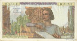 10000 Francs GÉNIE FRANÇAIS FRANKREICH  1954 F.50.69 fVZ