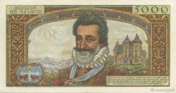 50 NF sur 5000 Francs HENRI IV FRANCE  1959 F.54.02 XF