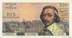 10 Nouveaux Francs RICHELIEU FRANCIA  1959 F.57.01
