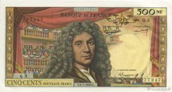500 Nouveaux Francs MOLIÈRE FRANCE  1959 F.60.01 SPL