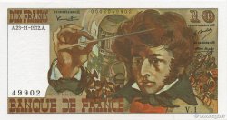 10 Francs BERLIOZ FRANKREICH  1972 F.63.01 fST+