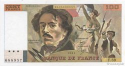 100 Francs DELACROIX modifié FRANCE  1984 F.69.08b