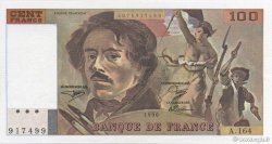 100 Francs DELACROIX imprimé en continu FRANCIA  1990 F.69bis.02b SC