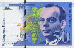 50 Francs SAINT-EXUPÉRY Sans mouton FRANCIA  1992 F.72f3.01