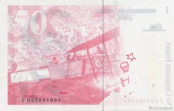 50 Francs SAINT-EXUPÉRY modifié Sans couleurs FRANKREICH  1997 F.73f5.03 fST+
