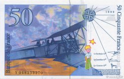 50 Francs SAINT-EXUPÉRY modifié FRANCE  1999 F.73.05 AU