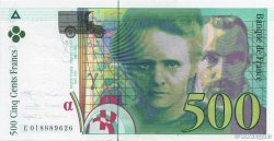 500 Francs PIERRE ET MARIE CURIE Sans STRAP FRANCIA  1994 F.76f4.01 q.FDC