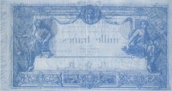 1000 Francs à la griffe bleue FRANCE regionalismo e varie  1863 F.A36.00 AU