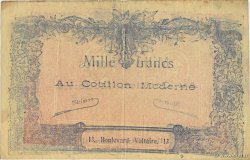 1000 Francs Cotillon Moderne FRANCE regionalism and various  1930 F.-- VF