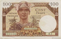 100 Francs TRÉSOR FRANCAIS FRANCE  1947 VF.32.01 XF