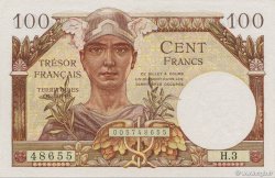 100 Francs TRÉSOR FRANCAIS FRANCIA  1947 VF.32.03 AU