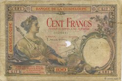 100 Francs GUADELOUPE  1934 P.16