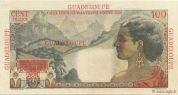100 Francs La Bourdonnais GUADELOUPE  1946 P.35 SC
