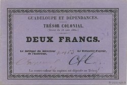 2 Francs GUADELOUPE  1884 P.03A