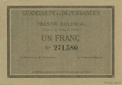 1 Franc GUADELOUPE  1884 P.01A FDC