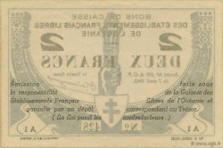 2 Francs OCEANIA  1942 P.09 SC