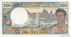 500 Francs FRENCH PACIFIC TERRITORIES  1992 P.01a ST