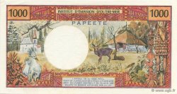 1000 Francs TAHITI  1985 P.27d XF