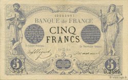 5 Francs NOIR FRANKREICH  1873 F.01.18 VZ