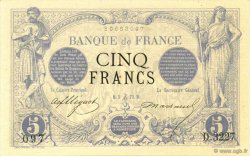 5 Francs NOIR FRANCIA  1873 F.01.24 SPL+