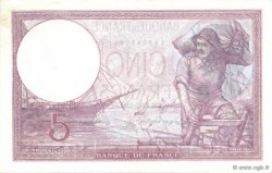 5 Francs FEMME CASQUÉE modifié FRANCIA  1939 F.04.01 AU+