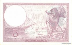 5 Francs FEMME CASQUÉE modifié FRANCE  1939 F.04.07 UNC-