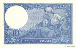 10 Francs MINERVE FRANKREICH  1916 F.06.01 fST