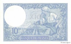 10 Francs MINERVE FRANCIA  1922 F.06.06 AU