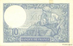 10 Francs MINERVE FRANCE  1923 F.06.07 VF+